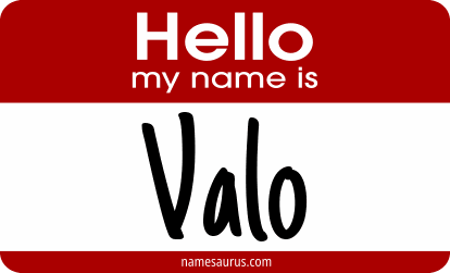 Hello my name is Valo png download