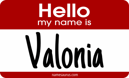 Hello my name is Valonia png download