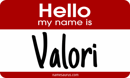 Hello my name is Valori png download