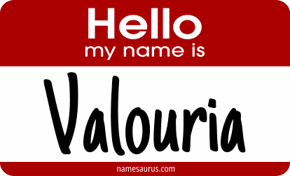 Hello my name is Valouria png download