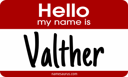 Hello my name is Valther png download