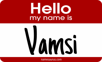 Hello my name is Vamsi png download