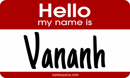 Hello my name is Vananh png download