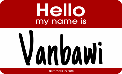 Hello my name is Vanbawi png download