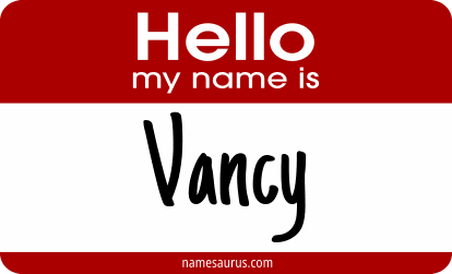 Hello my name is Vancy png download