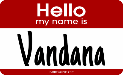 Hello my name is Vandana png download