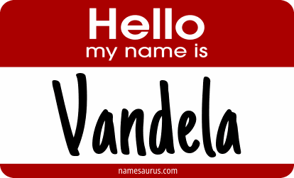 Hello my name is Vandela png download