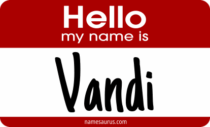 Hello my name is Vandi png download