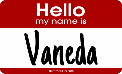 Hello my name is Vaneda png download