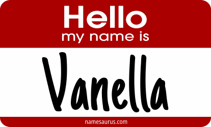Hello my name is Vanella png download
