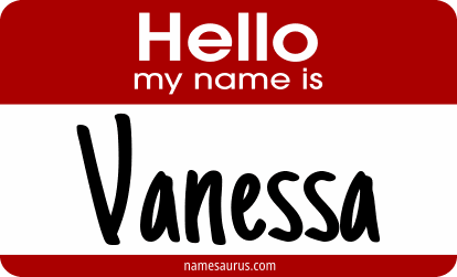 Hello my name is Vanessa png download