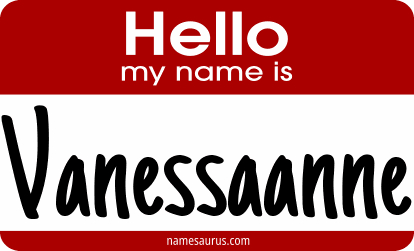 Hello my name is Vanessaanne png download
