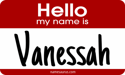 Hello my name is Vanessah png download