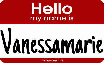 Hello my name is Vanessamarie png download