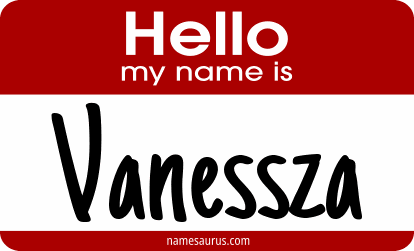 Hello my name is Vanessza png download