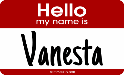 Hello my name is Vanesta png download
