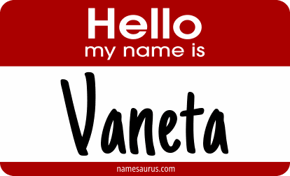 Hello my name is Vaneta png download