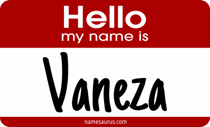 Hello my name is Vaneza png download