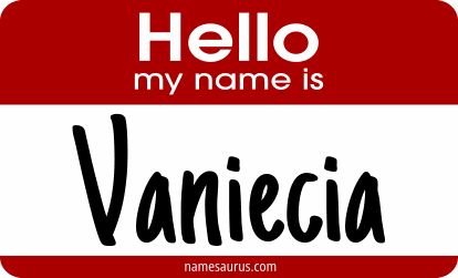Hello my name is Vaniecia png download