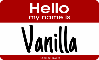 Hello my name is Vanilla png download