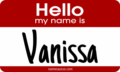 Hello my name is Vanissa png download