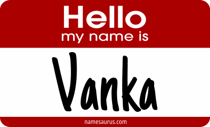 Hello my name is Vanka png download