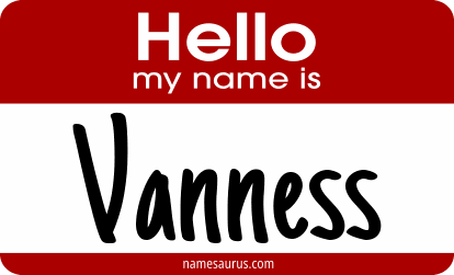 Hello my name is Vanness png download