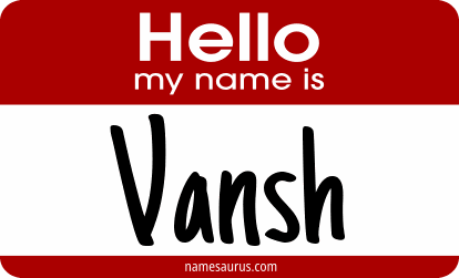 Hello my name is Vansh png download