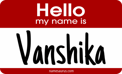 Hello my name is Vanshika png download