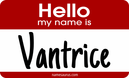 Hello my name is Vantrice png download