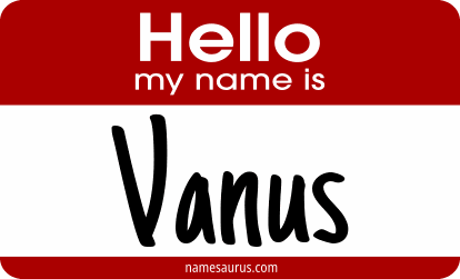 Hello my name is Vanus png download