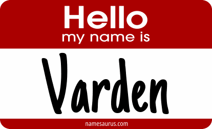 Hello my name is Varden png download