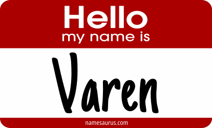 Hello my name is Varen png download