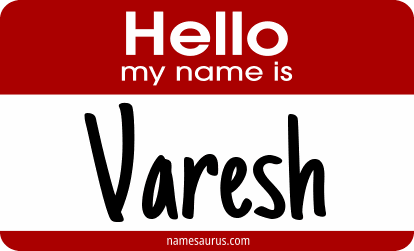 Hello my name is Varesh png download
