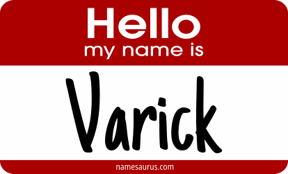 Hello my name is Varick png download