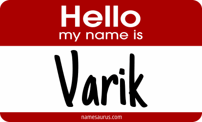Hello my name is Varik png download