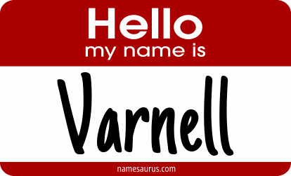 Hello my name is Varnell png download