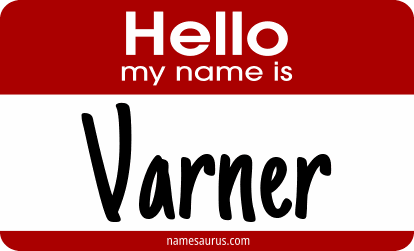 Hello my name is Varner png download