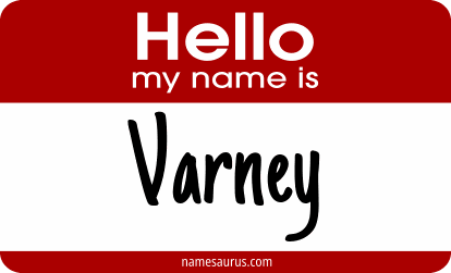 Hello my name is Varney png download