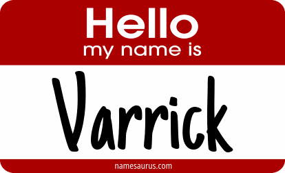 Hello my name is Varrick png download