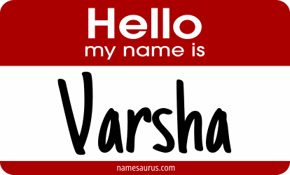 Hello my name is Varsha png download