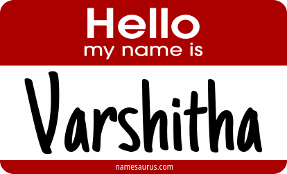 Hello my name is Varshitha png download