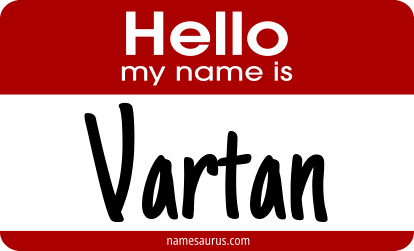 Hello my name is Vartan png download