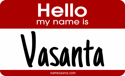 Hello my name is Vasanta png download