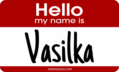 Hello my name is Vasilka png download