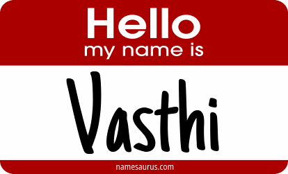 Hello my name is Vasthi png download