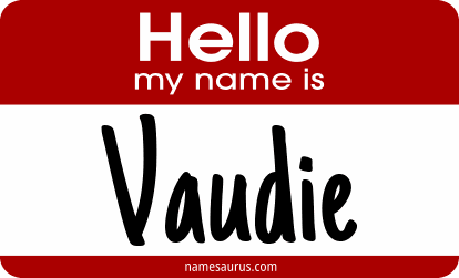 Hello my name is Vaudie png download