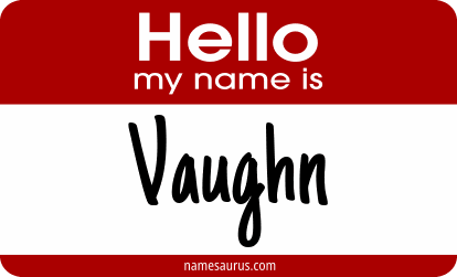Hello my name is Vaughn png download