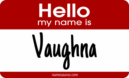 Hello my name is Vaughna png download