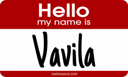 Hello my name is Vavila png download